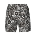 thumbnail image 4 of Lsque Mens Swim Trunks Bicycles Parts Pattern - Bathing Suit Compression Liner - Beach Swim Shorts Swimwear - (S-3XL) - Stretch Quick Dry -XX-Large, 4 of 9