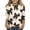 Beige, variant on Grblisyd Shirt for Teen Girls 3/4 Length Sleeve Round Neck Shirts Graphic Blouses Fall Winter Pullover Cute Tops