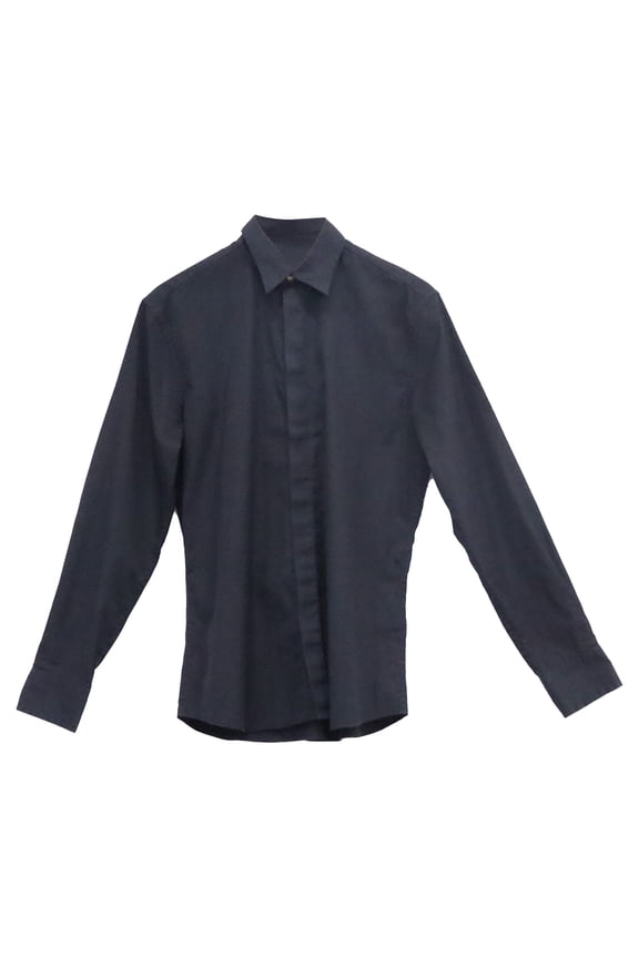 Pre-Owned Givenchy Button Down Shirt in Black Cotton