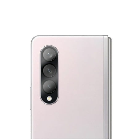 SaharaCase - ZeroDamage Camera Lens Protector for Samsung Galaxy Z Fold3 5G (2-Pack) - Clear/Black