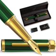 thumbnail image 1 of Pluma estilográfica Ellington Pens Emerald Enigma punta media, 1 of 7