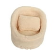 thumbnail image 4 of STARTIST Baby Photo Prop Comfortable Decor Mini Couch for Commemoration Party Newborn Beige, 4 of 9