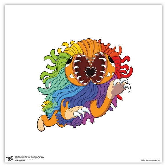 Gallery Pops Poppy Playtime: Chapter 4 - Yarnaby Wall Art, Unframed Version, 12" x 12"
