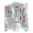 thumbnail image 1 of Gabinete XTREME PC GAMING Crystal Hive Mini Torre 5 Fan ARGB Blanco CXT3600WT, 1 of 6