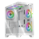 thumbnail image 1 of Gabinete XTREME PC GAMING Crystal Hive Mini Torre 5 Fan ARGB Blanco CXT3600WT, 1 of 6