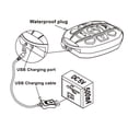 thumbnail image 4 of AQUOS Haswing 2.4G Remote Control, Only Compatible with Haswing 50700-V18, 50718D-V08, 50706-V03 Version Electric Trolling Motor - Not for GPS Motors and Other Models, 4 of 6