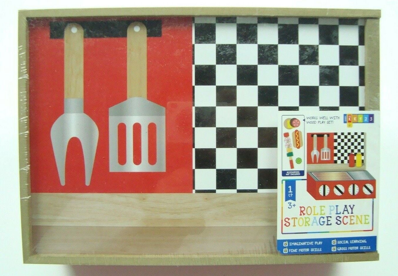 Horizon Role Play Grill Storage Scene Wooden Box Kitchen Ideas