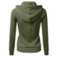 thumbnail image 3 of ICHUANYI Clearance Fashion Womens Casual Hoodies Sweatshirt Patchwork Ladies Hooded Blouse Pullove(Army Green, M) ICHUANYI WER2023081205800, 3 of 3