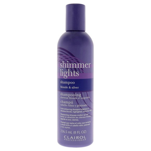Champú Shimmer Lights Rubio y Plata de Clairol para Unisex - Champú de 8 oz