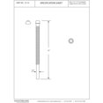 thumbnail image 2 of Westbrass 1/2" x 12" Corrugated Riser Supply Line for Faucet and Toilet, Powder Coat White, 2 of 6