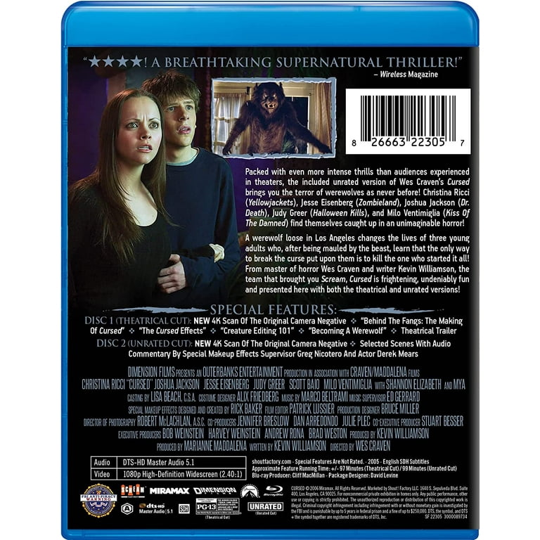 Cursed  Official Trailer (HD) - Christina Ricci, Jesse Eisenberg