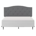 thumbnail image 3 of Provence Upholstered Arch Adjustable Tufted Full/Queen Headboard with Bed Frame, Glacier Gray, by Hillsdale Living Essentials, 3 of 8