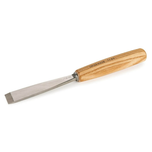 Pfeil Swiss Made 25Mm #1 Sweep Straight Chisel - Double Bevel