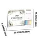 thumbnail image 3 of Calendario de Escritorio de Oficina 2026 | Planificador Multifuncional de Bolsillo para Días y Meses | Pizarra Recordatorio de Cumpleaños Familiares | Organizador de Calendario Anual En Inglés | Rast, 3 of 5