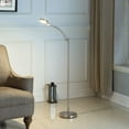 thumbnail image 4 of Izzovium 54" Silver Metal Task Floor Lamp, Integrated 6W LED 2700K, Adjustable Head Design, 4 of 4
