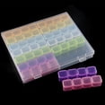 thumbnail image 3 of Jewelry Box Plastic Beads Container 56 Grids Earring Necklace Organizer for Home Store, 3 of 10