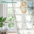 thumbnail image 4 of Window Curtain Panels Cotton Linen Decorative Curtains - Symmetrical Elephant Running Window Shade Backdrops for Home Office Sunroom Country House, 4 of 7