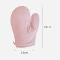 thumbnail image 7 of Travelwant 1Pair Oven Mitts Professional Heat Resistance Kitchen Oven Soft Cotton Gloves for Grilling Cooking Microwave BBQ Baking with Soft Inner Lining, 7 of 7