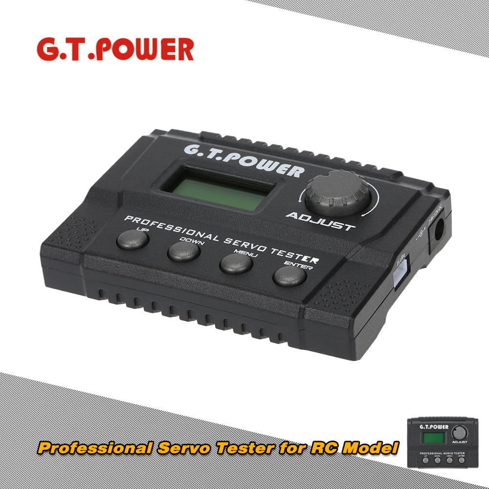 G.T.POWER Professional Servo Tester for RC Aircraft Helicopter Car Servo Walmart