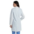 thumbnail image 4 of Landau Women's Essential Lab Coats Classic Relaxed Fit Breathable Fade Resistant 3 Pockets Button Mid-Length Lab Coat Scrub, Style 3172, 4 of 7