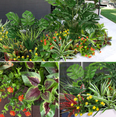thumbnail image 3 of AcerichFad Artificial Plants for Outdoor, 24 Bundles Faux Greenery Fake Plastic Flowers with Stems for Outdoor Indoor Summer Patio Garden Porch Yard Home Decor, 3 of 7