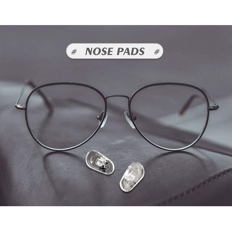 Nose Pads Covers,BEHLINE Slip-on Eyeglasses Nose Pads Covers,Soft Silicone  Eye Glasses Nose Piece