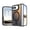 Black, variant on Lunvic Case for Apple iPhone Duo, Translucent Matte Magnetic Cover with 38 N52 Magnets, All-Around Folding Hinge Defense and Shockproof Armor, Orange