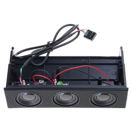 Surround Speaker PC Front Panel Built-in 3 Mic Loudspeakers for Computer for Cas