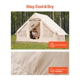 thumbnail image 4 of Carpa inflable VEVOR para acampar de 3 a 5 personas, 4 estaciones, Oxford, 4 of 9