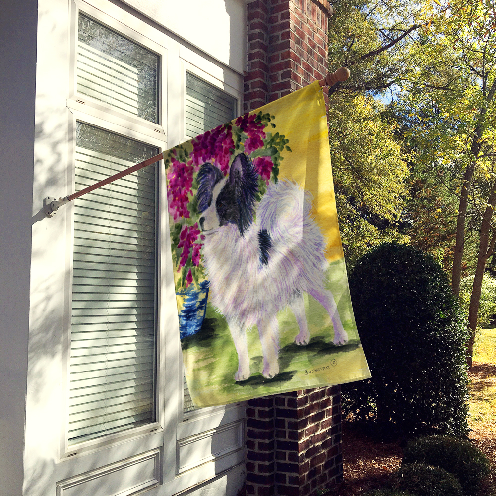 Caroline's Treasures SS8477-FLAG-PARENT Papillon Flag, , multicolor