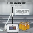 thumbnail image 3 of VEVOR Liquid Filling Machine, 50-5000 g Weighing Capacity, Automatic Bottle Filler Machine Bottling Machine Gear Pump Digital Control, 3 of 8