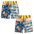 thumbnail image 2 of Shorts for Men Funny Swim Trunks for Men, Patriotic Quick-Dry Shorts, Realistic Illusion, Patriotic Prints, 2 of 5