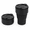 Black, variant on 16oz Collapsible Silicone Coffee Cup with Leak-Proof Lid, FDA-Certified Travel Mug for Americano and Tea, Portable Expandable Pocket Water Bottle for Outdoor Hiking, Camping and Daily Commute