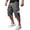 Grey, variant on EYNMVR Men’s Casual Sweat Cargo Cotton Shorts Drawstring Elastic Waist Short Athletic Workout Gym Jogger Shorts with Pockets