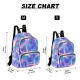 thumbnail image 2 of FORMRS Mini Backpack Purse for Women Quilted Travel Daypack Casual Shoulder Bag, Pink Starfish Pattern, 2 of 7