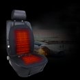 thumbnail image 4 of Car Heated Seat Cushion Winter Warming Pad Quick Heat In 2 Minutes Temp Adjustable 30℃ 65℃ Quality Phenolic Plug Built In Elastic Straps, 4 of 9