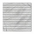 thumbnail image 1 of Black and White Bandana, Grid Lines, Unisex Head and Neck Tie, by Ambesonne, 1 of 2