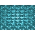 thumbnail image 1 of Ahgly Company Machine Washable Indoor Rectangle Transitional Teal Green Area Rugs, 2' x 4', 1 of 7