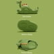 thumbnail image 2 of Pantuflas de dinosaurio 3D Cute Slides Dinosaur Open Toe Antideslizante Suave Cómodo Secado rápido (39 Army Green Green, 2 of 6