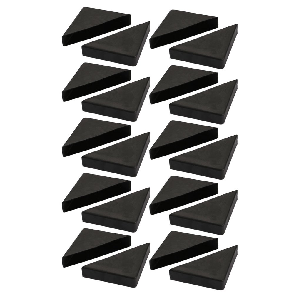 Unique Bargains 20pcs 80mmx80mm Plastic Table Desk Corner Guard