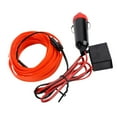 thumbnail image 3 of relayinert Car Interior Lighting LED Strip Car LED Wire Rope Tube Line flexible Neon Light Car Decor Light Orange 1Set, 3 of 6