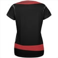 thumbnail image 2 of Halloween Evil Shadow Ninja Costume All Over Womens T Shirt, 2 of 2