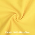 thumbnail image 3 of Ntbay Premium 1800 Series Microfiber King Flat Sheet with 4 inches Hem, Ultra Soft and Breathable Top Sheet, 105x102 inches, Yellow, 3 of 5