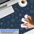 thumbnail image 2 of Long Mouse Pads for Desk,Dark Blue Star Moon Sun Pattern Desk Mats on Top Of Desks, Desk Mouse Pad Extra Large with 3mm Non-Slip Base and Stitched Edge for Gaming,Office,Work,Home 47.3"x23.6", 2 of 6