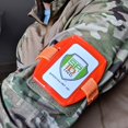 thumbnail image 2 of 5 Pack - Heavy Duty Reflective Armband ID Badge Holder- Hi Visibility - Bright Orange with Adjustable Elastic and Hook & Loop Strap by Specialist ID, 2 of 7