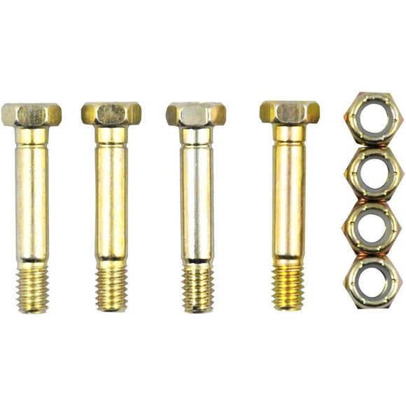 4 Pack 5/16"-18 X 1-3/4" Shear Bolts, with Hex Nuts