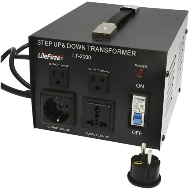 NEW LiteFuze LT-750 Voltage Converter Transformer Heavy Duty Step Up/Down 750W 
