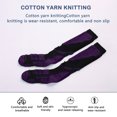 thumbnail image 3 of Penkiiy Middle Socks for Men Men's Adult High Tube Thickened Warm Ski Socks Men's And Women's Winter Towel Socks High Tube Outdoor Climbing Sports Socks Purple Socks, 3 of 4
