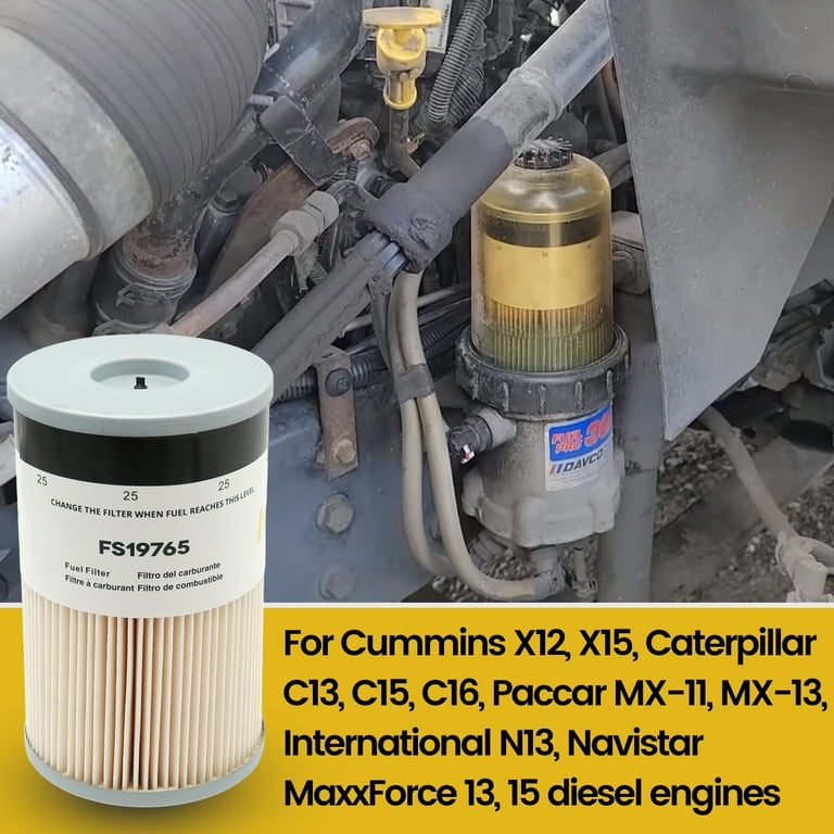 12pcs 2277129 Fuel Water Separator Filter,FS19765 Fuel Filter