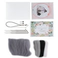 thumbnail image 2 of FLAMEEN Needle Felting Kit, Wool Needle Felting Starter Kit For Beginners For Ute Animal Plush Doll DIY Making Material, 2 of 8